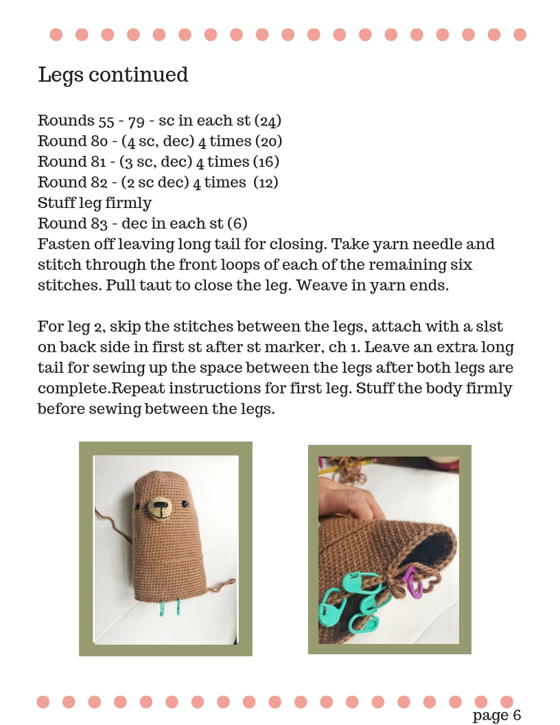 Teddy Bear Crochet Pattern - Princess Bernadette (5)