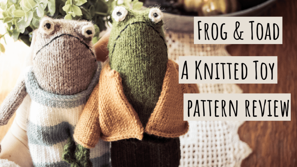 Frog and Toad Knitted Toy Pattern