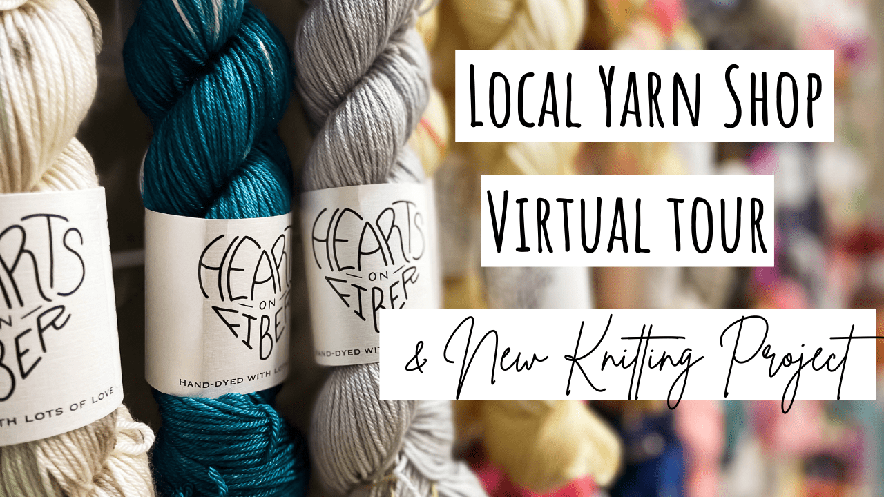 Local Yarn Shop Virtual Tour & New Knitting Project